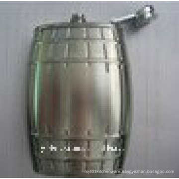 Amazon Vendor Bottle Shape Hip Flask Stainless Steel 10oz